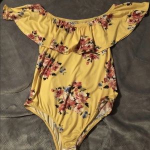 Floral body suit